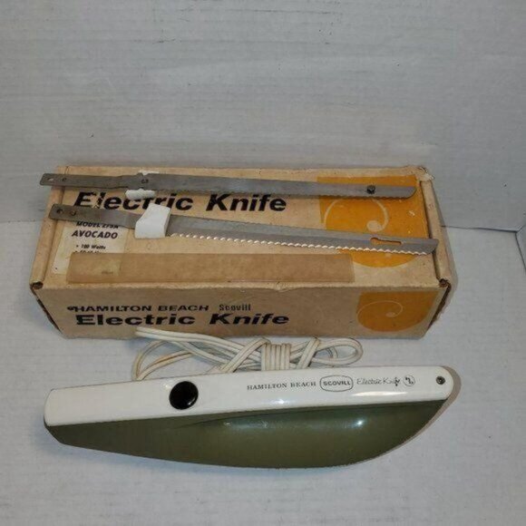 Vintage Hamilton Beach Electric Knife Avocado Model 275a Meat Bread - Picture 6 of 16